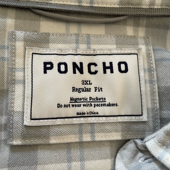 Poncho 3XL Flannel - Picture 2 of 4